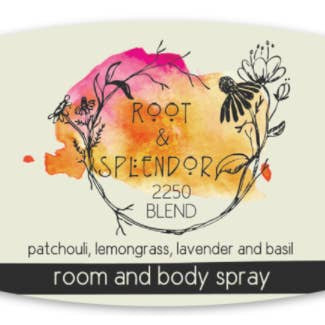 Room and Body Spray - 2250 Blend - Root and Splendor