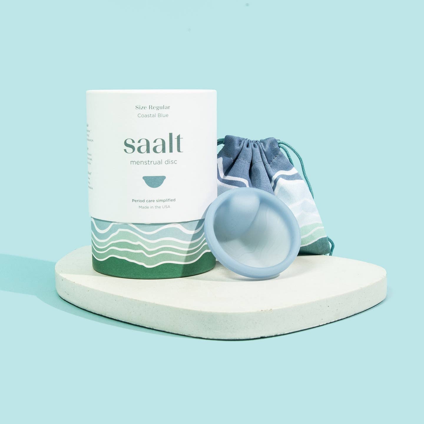 Saalt Menstrual Disc with Carrying Bag