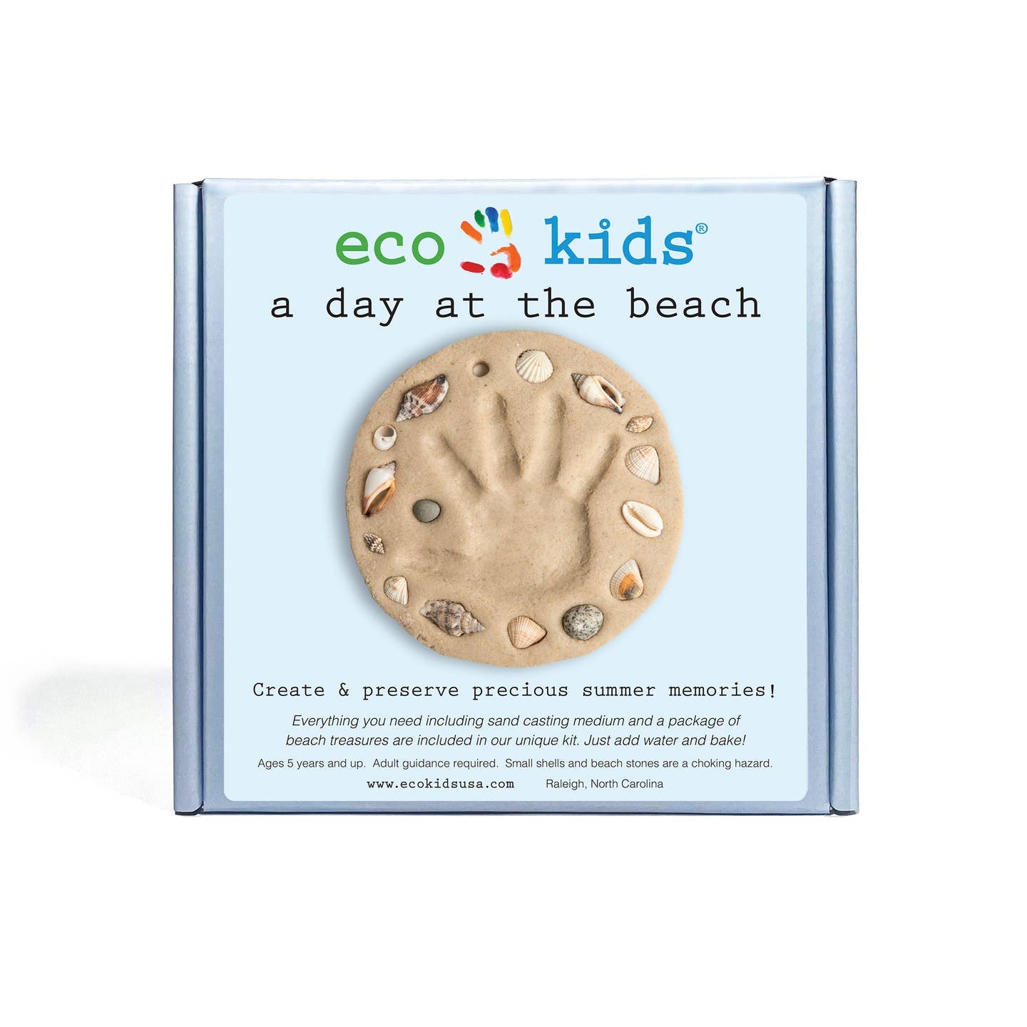 A Day at the Beach Hand Print