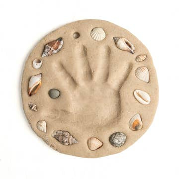 A Day at the Beach Hand Print