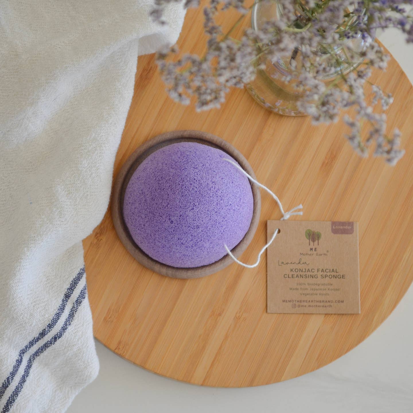 Natural Konjac Facial Cleansing Sponge