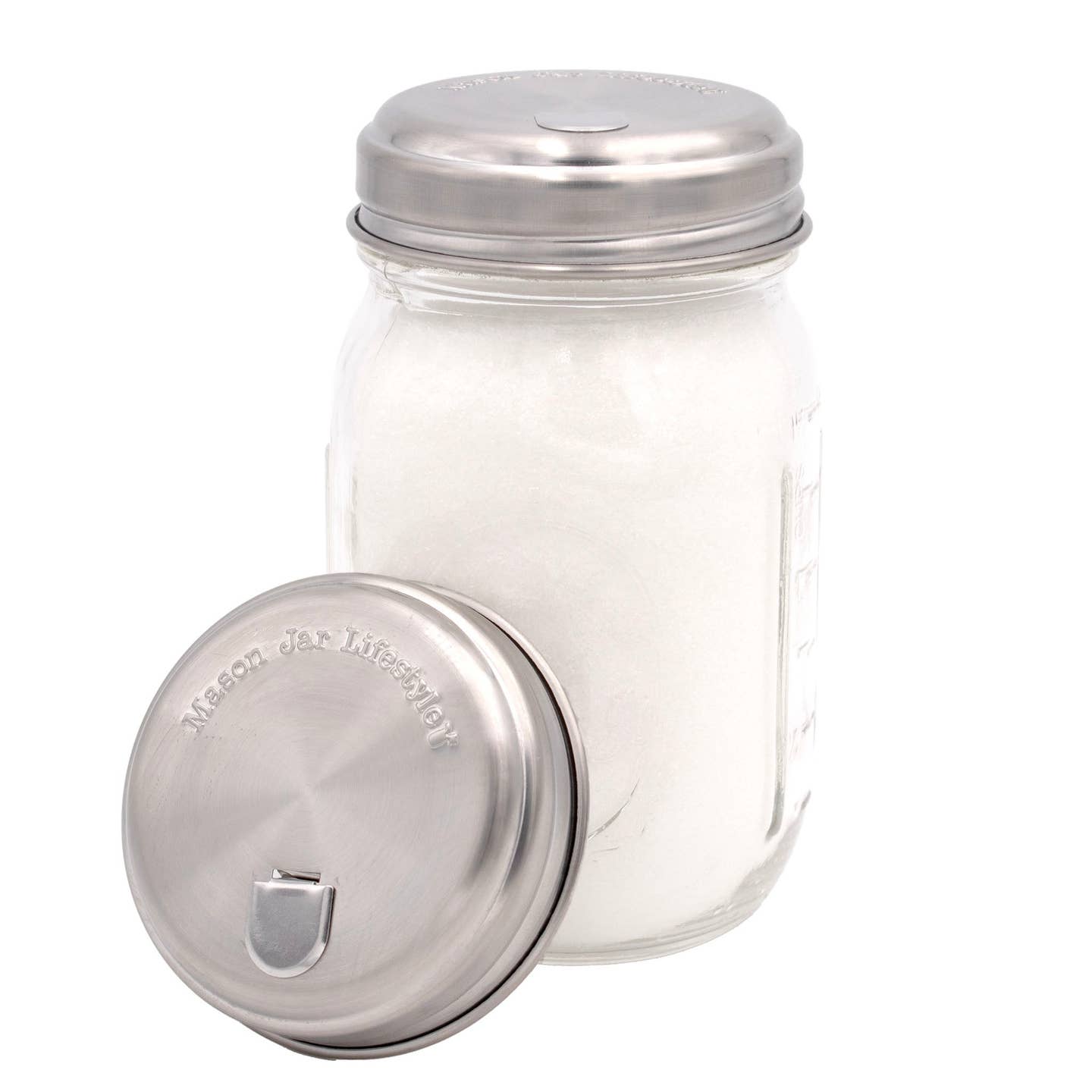Sugar Lid for Mason Jar - 2 pack