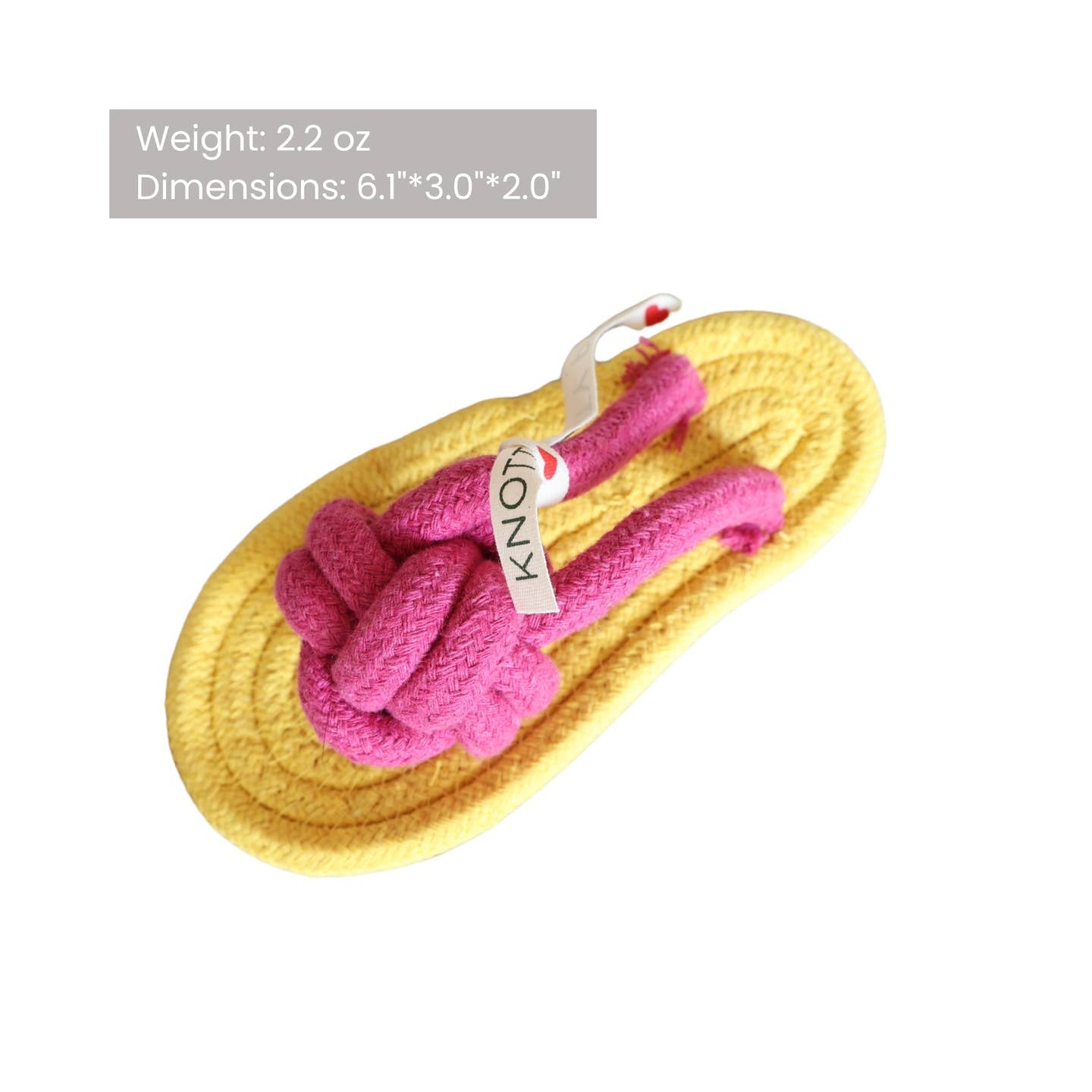 Handmade Flip Flop/Slipper Rope Toy for Dogs