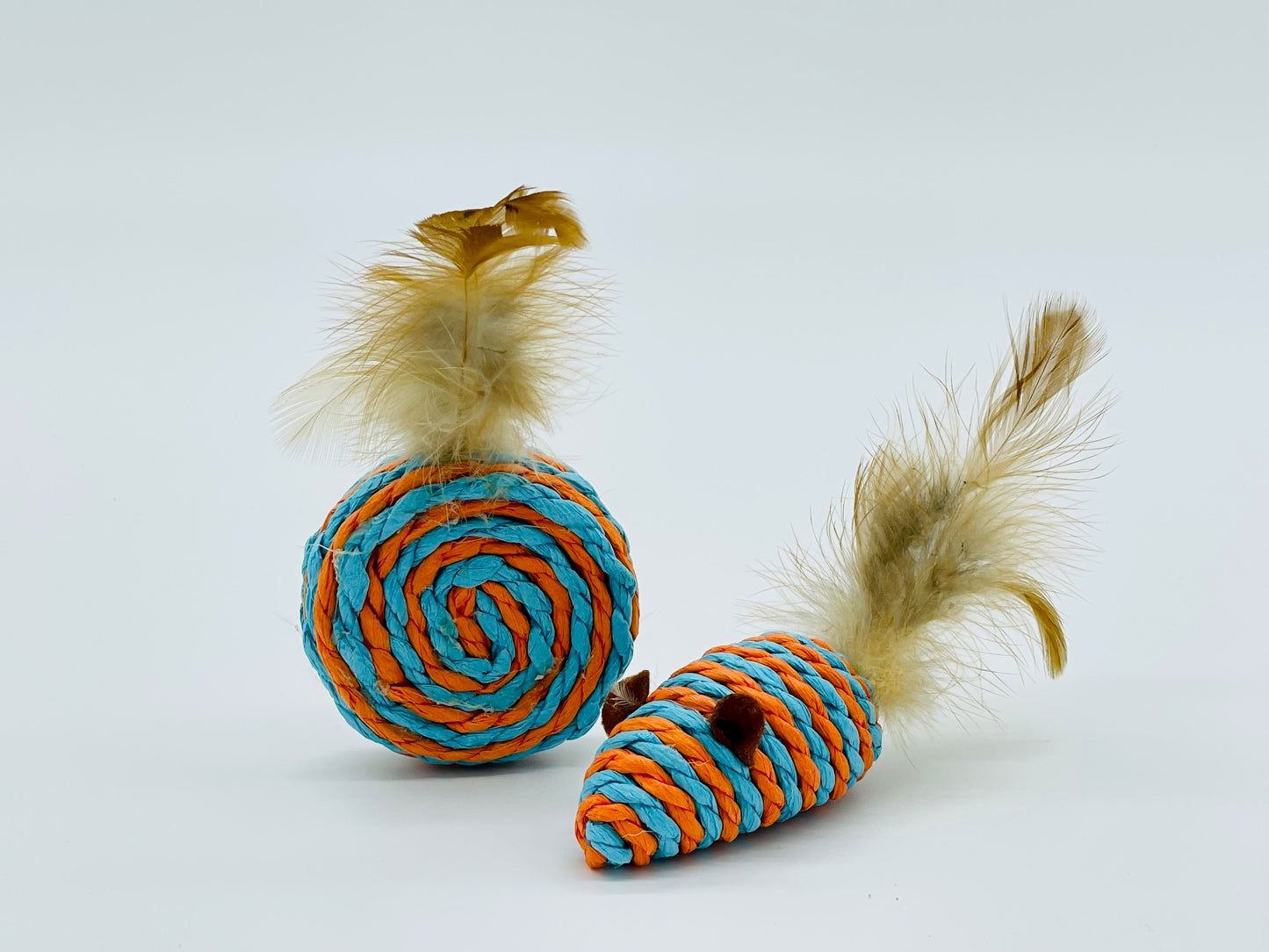 Cat Toy with Feathers