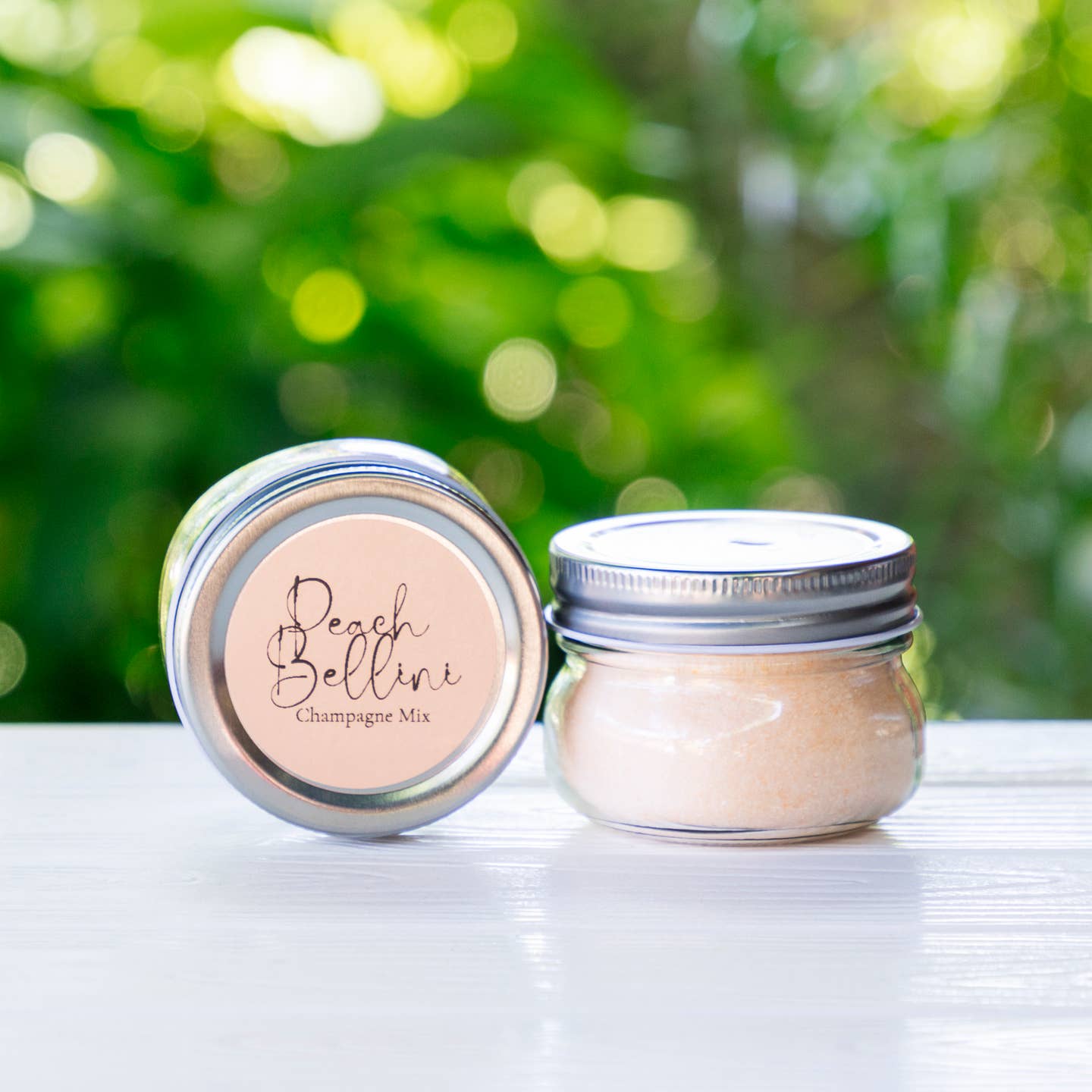 Peach Bellini - Cocktail Mix Jar