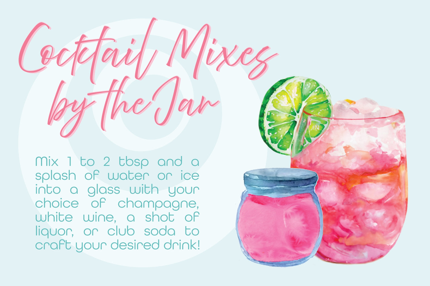 Peach Bellini - Cocktail Mix Jar