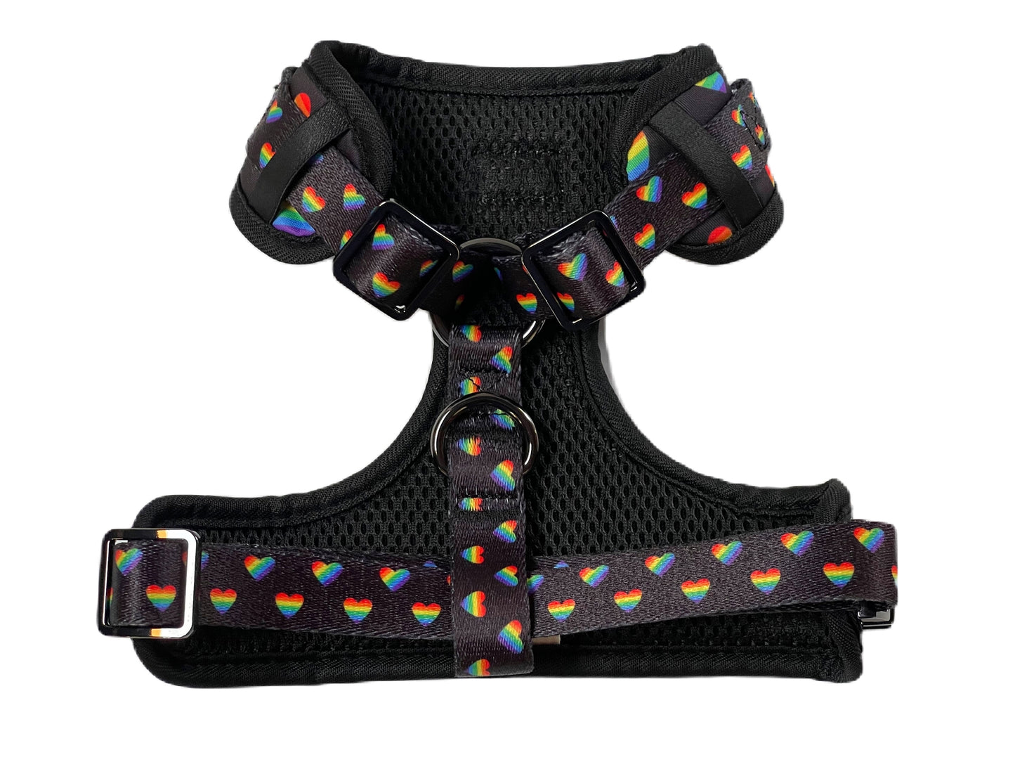 Pride Hearts Dog Harness