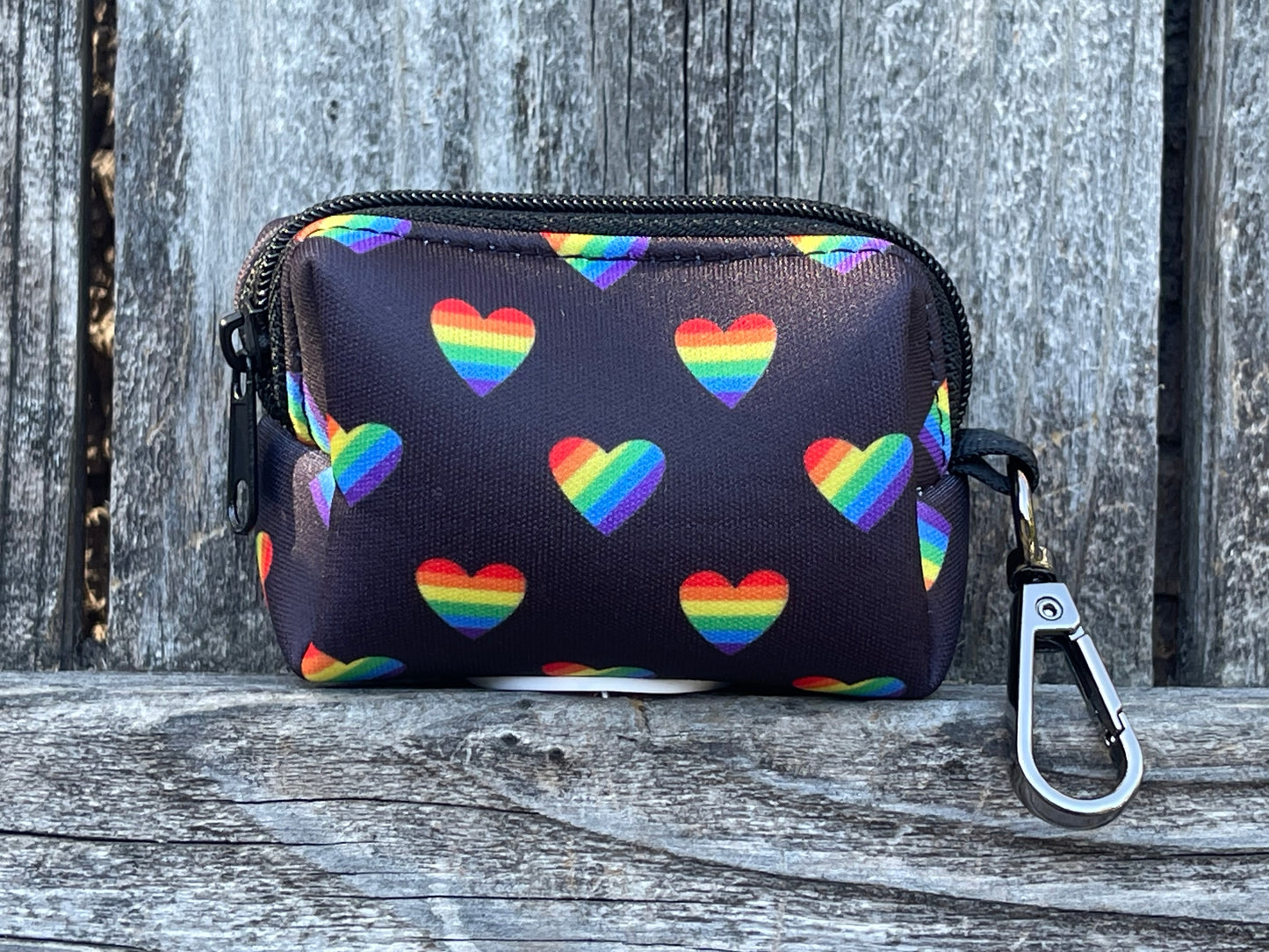 Pride Hearts Dog Poop Bag Holder