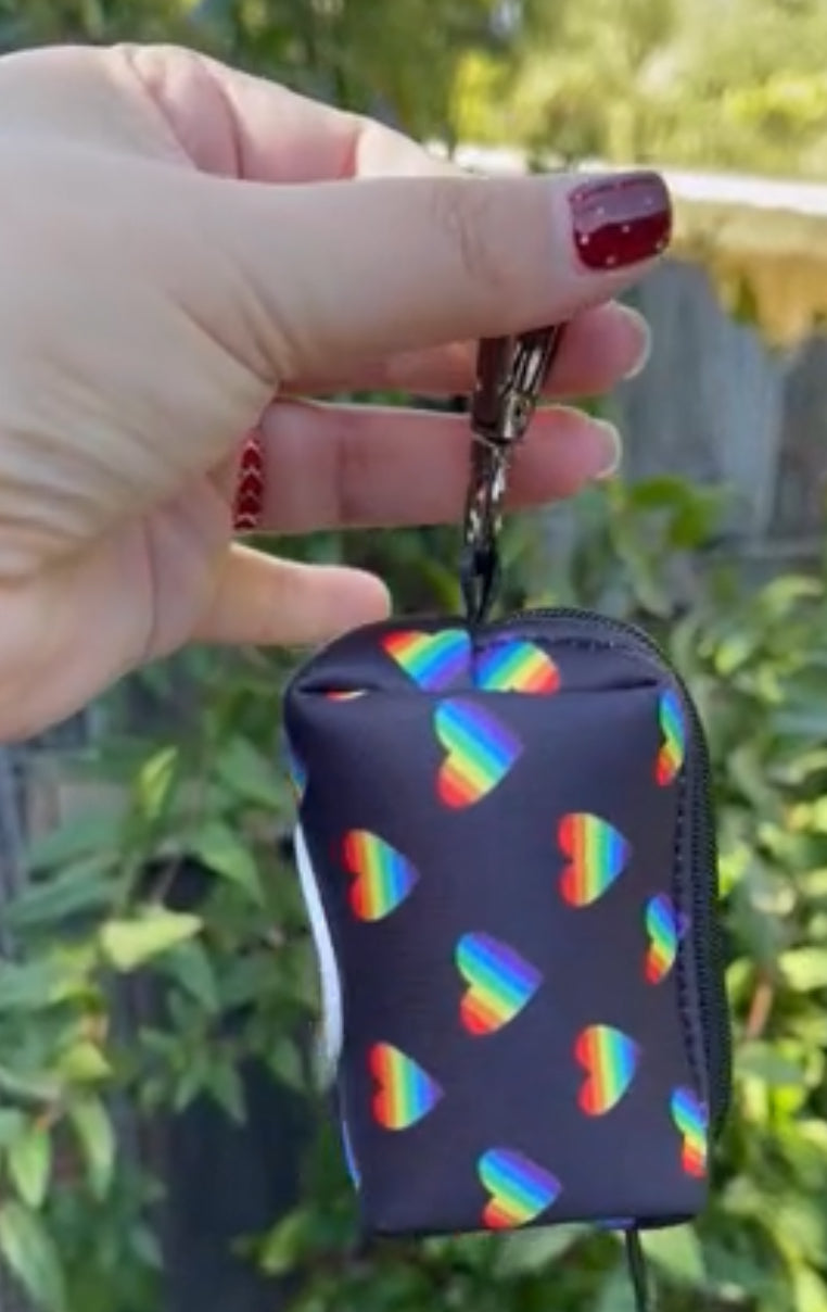 Pride Hearts Dog Poop Bag Holder