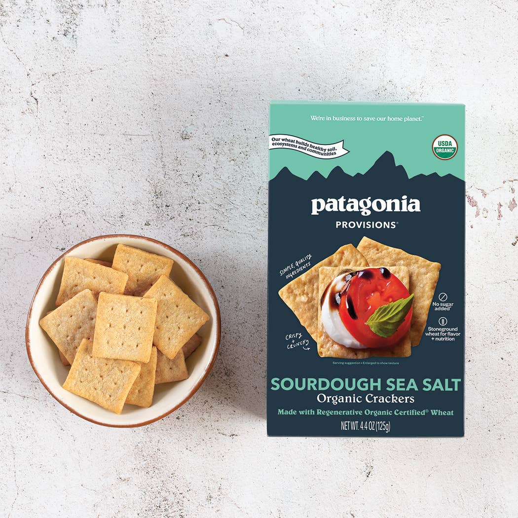 Organic Sourdough Sea Salt Crackers
