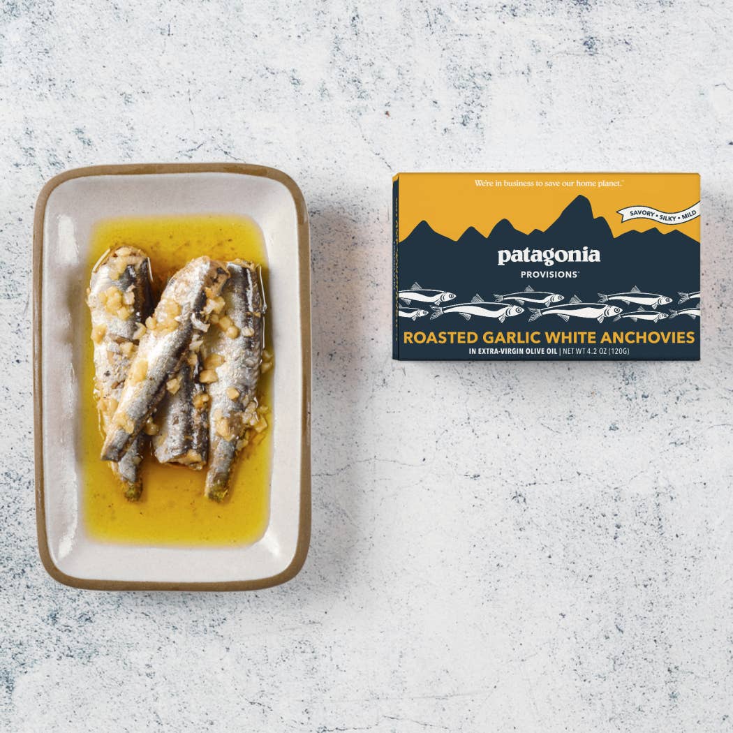 Roasted Garlic Spanish White Anchovies - Tinned Fish
