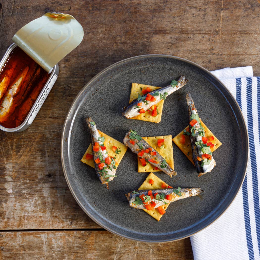 Spicy White Anchovies - Tinned Fish