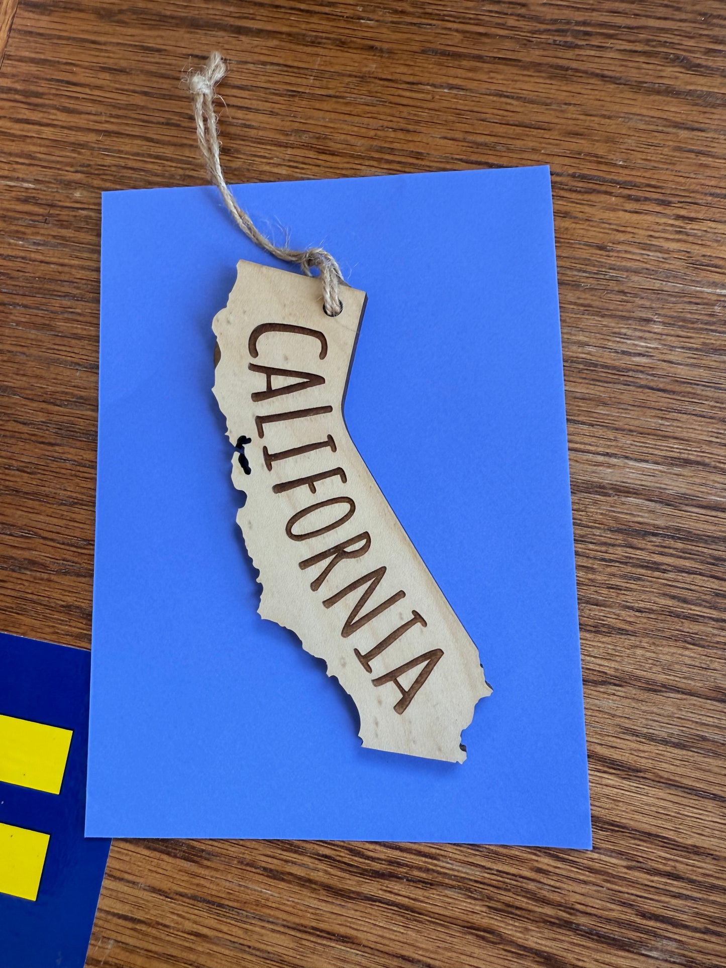 California Ornament - Wooden