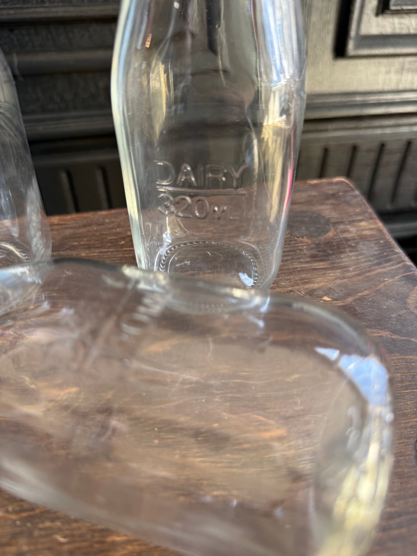 Drinking Bottles with Hole for Straw “Dairy” 320ml Design