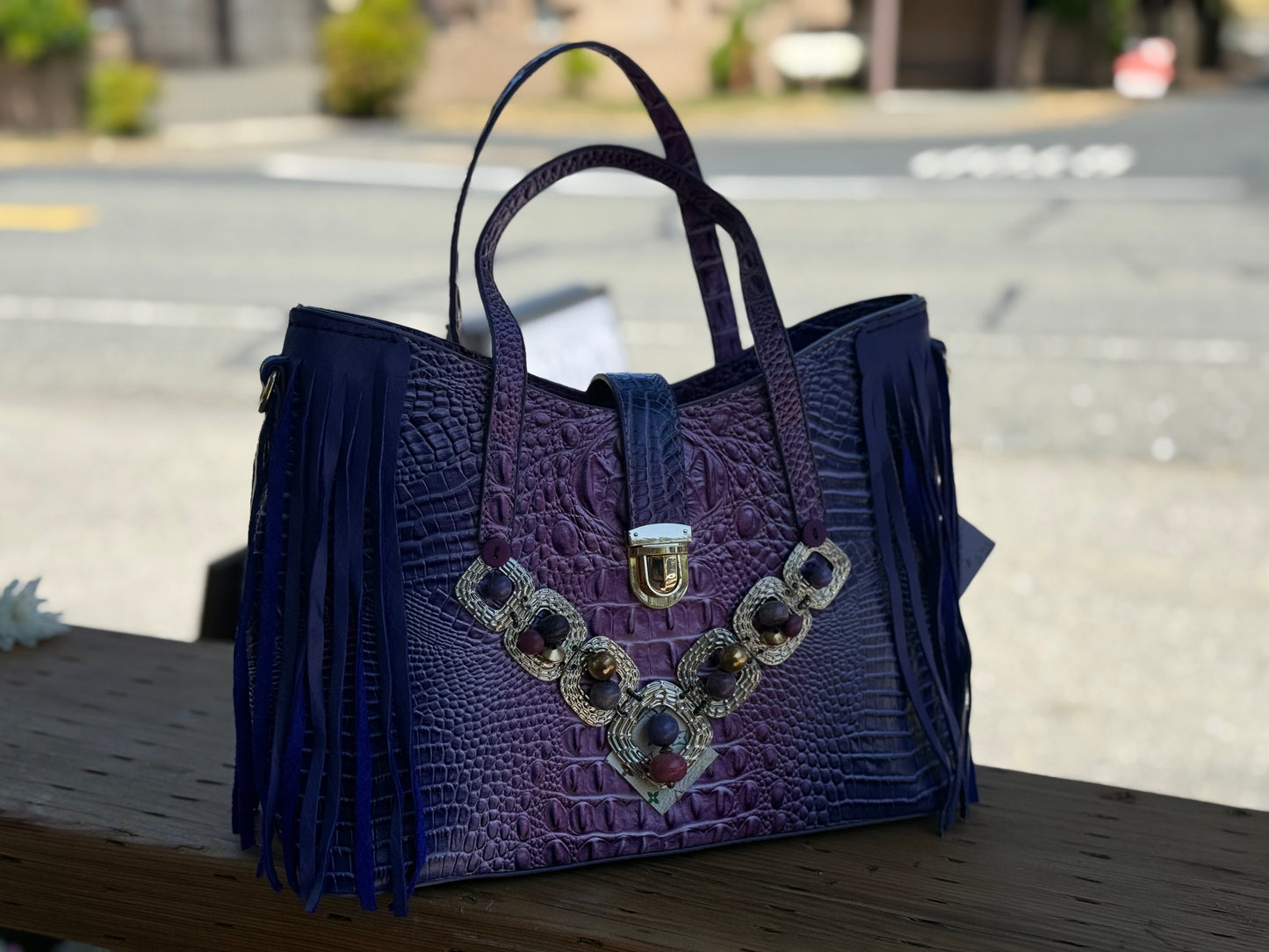 Up-cycled Leather Purses
