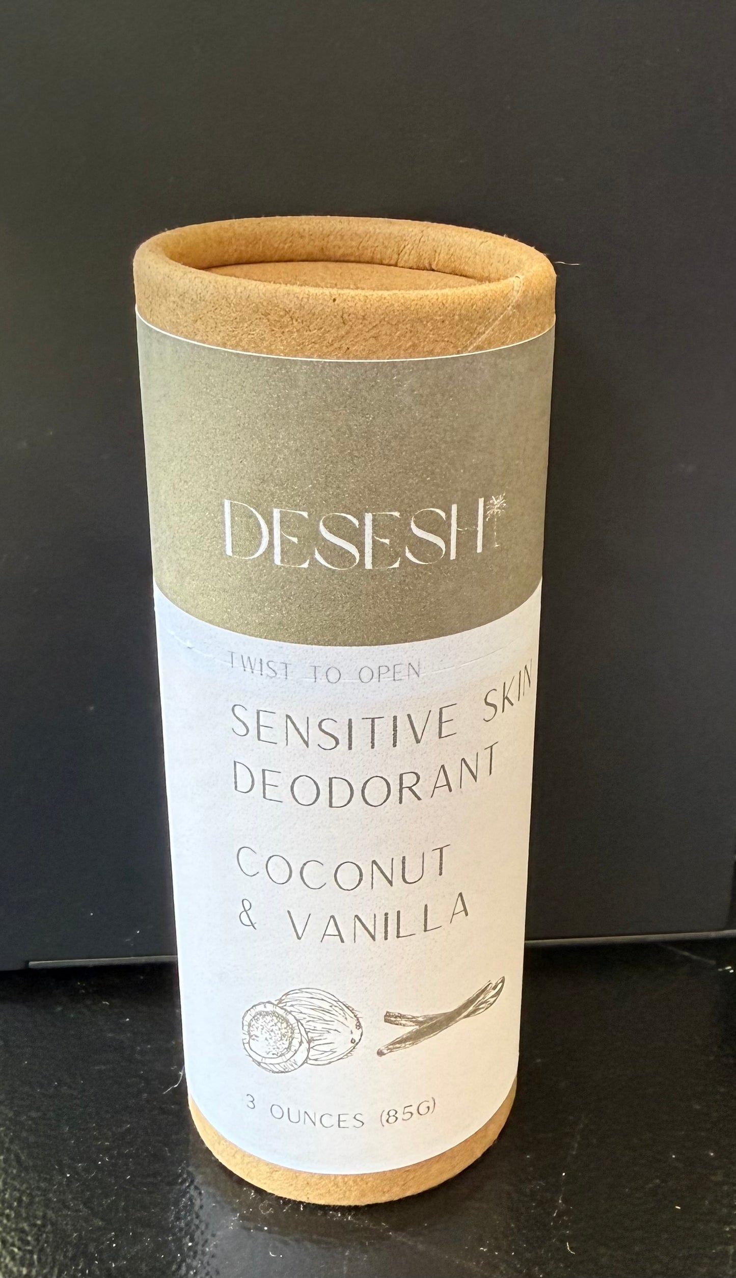 Deodorant Orange & Bergamot - Natural Sensitive, Aluminum Free, No baking Soda, Organic