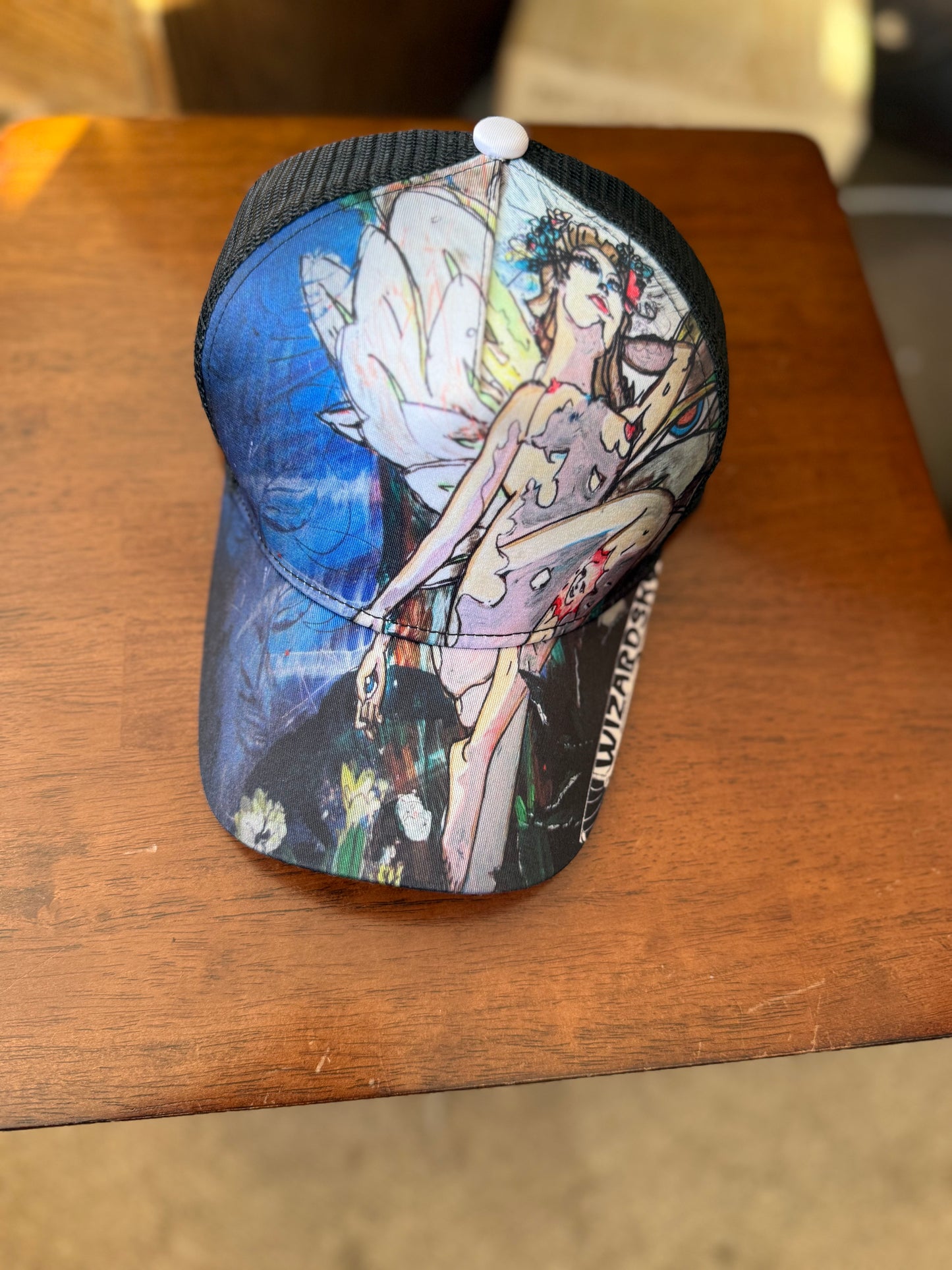 Mesh Cap - Designed from a Painting