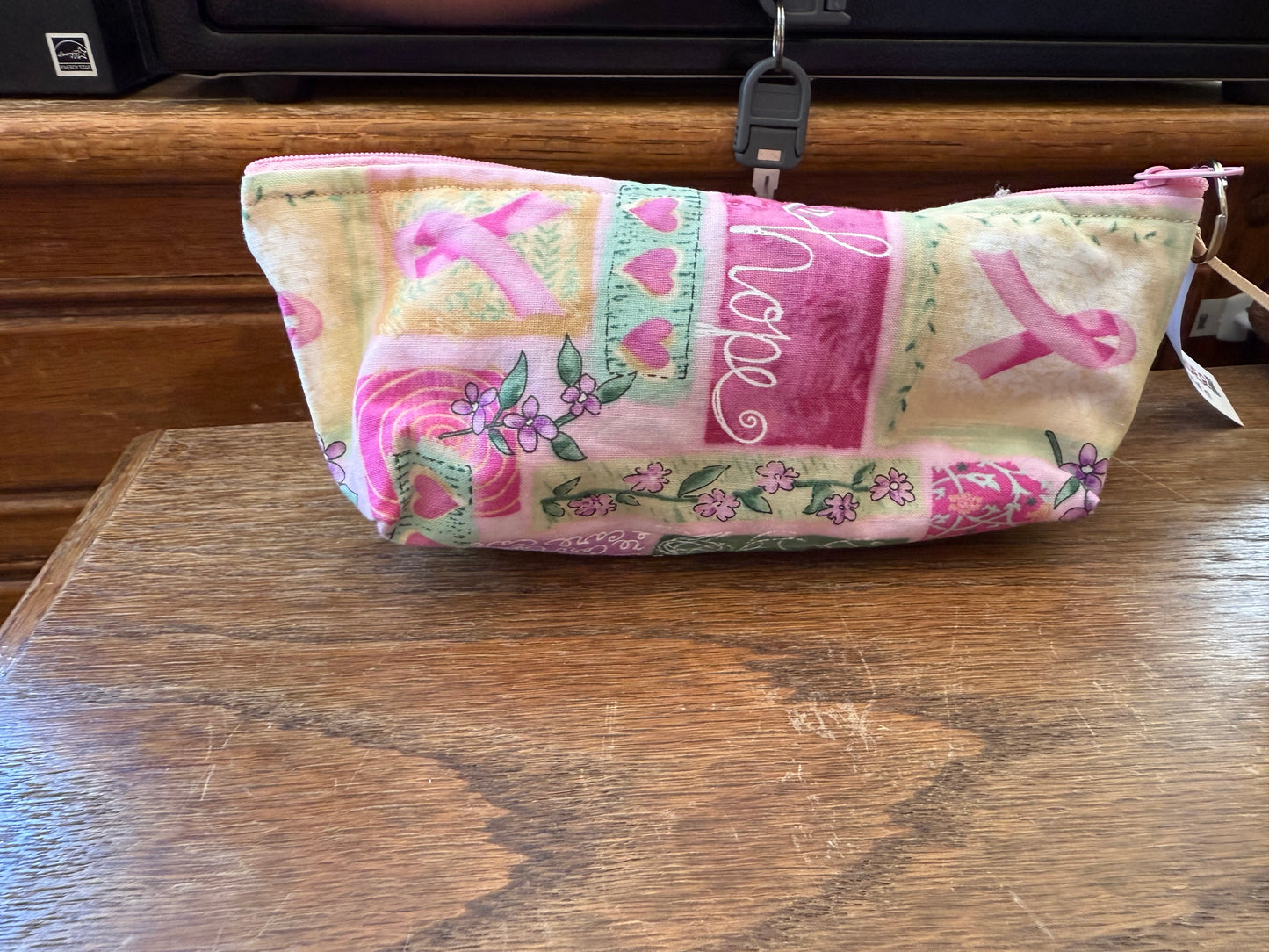 Breast Cancer Zipper Bag