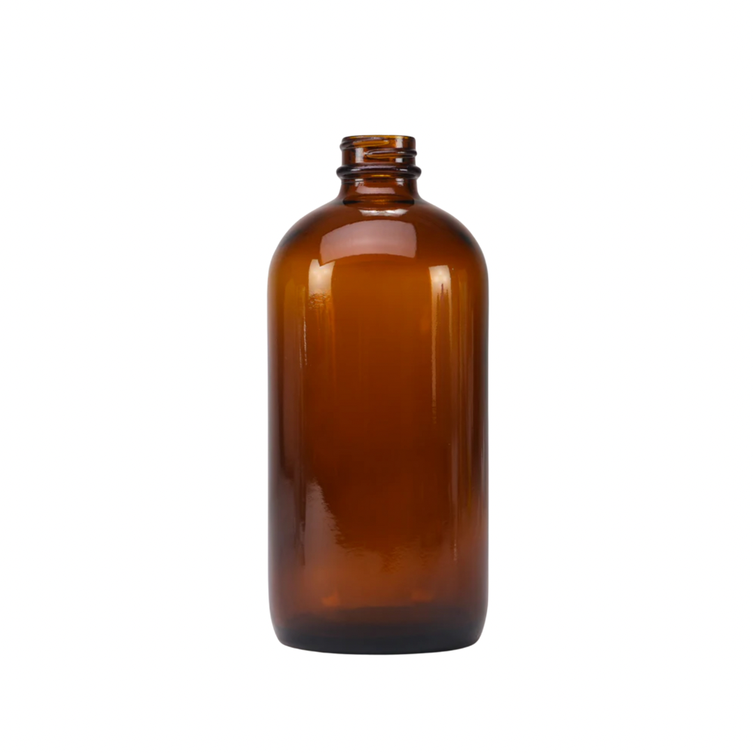 Bottle Amber Glass “Keeper Bottle” With Spray Nozzle