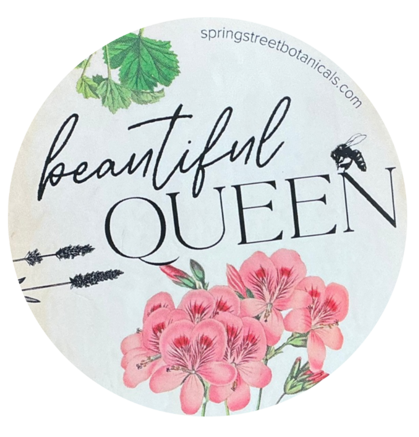 Sticker - Beautiful Queen Sticker - 3”