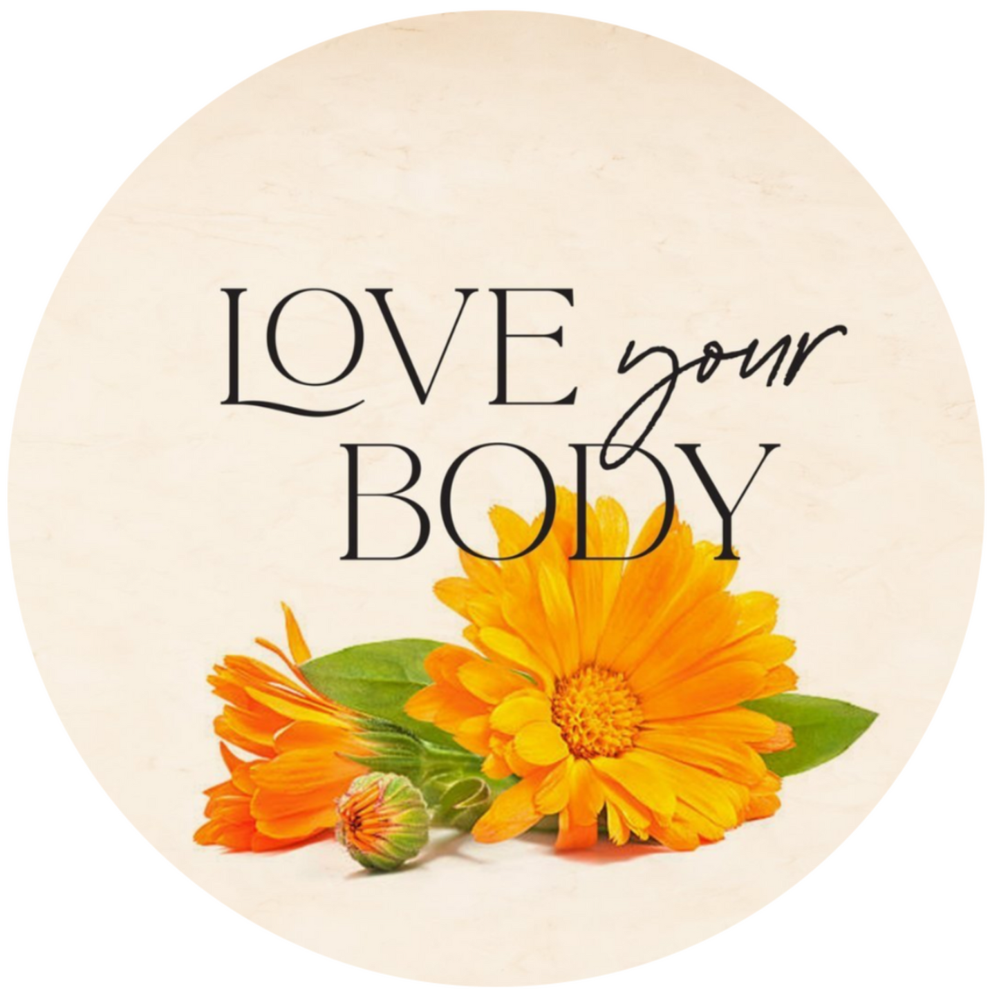 Sticker - Love Your Body - 2”