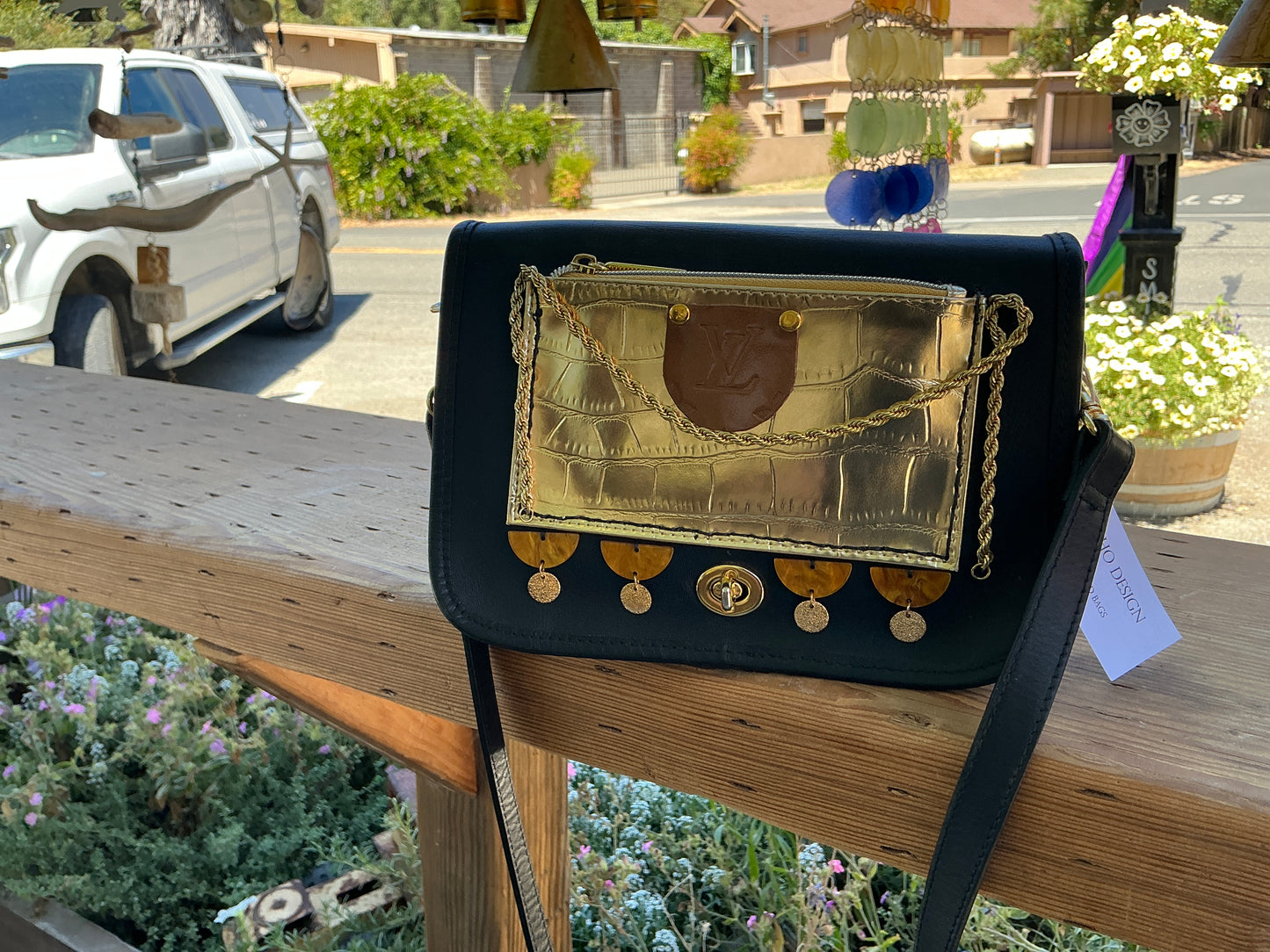Up-cycled Leather Purses