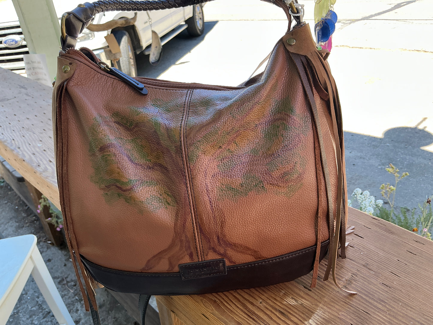 Up-cycled Leather Purses