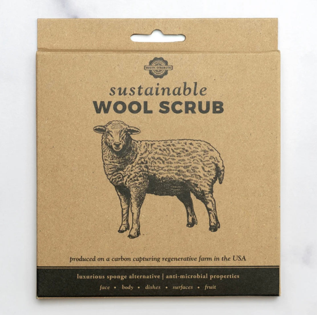 Wool Scrub - Sustainable