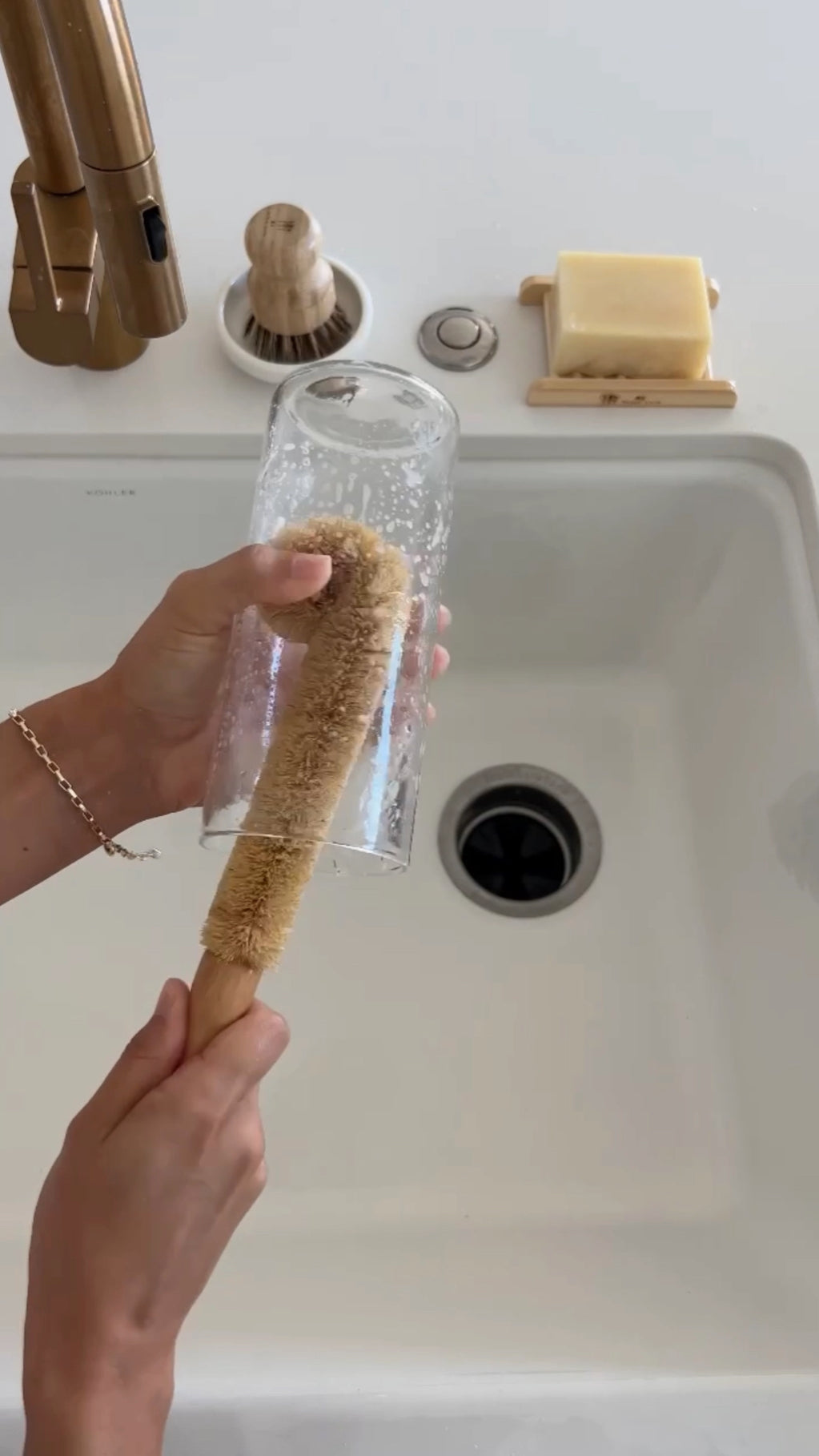 Bottle Cleaning Brush (Coconut) - 11 1/2”