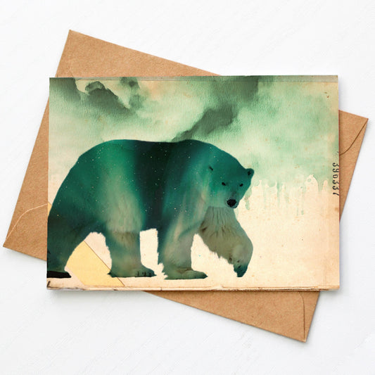 Card - Sky Polar Bear