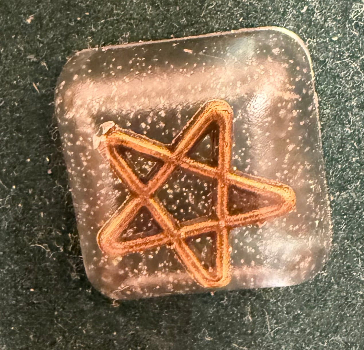 Resin Star of David 1/2” Treasure Charm