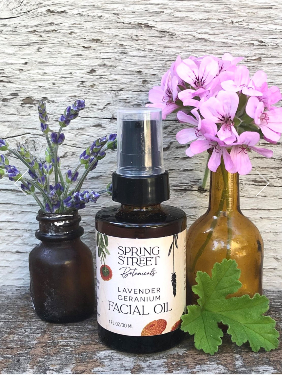 Lavender Geranium Facial Oil - 1 oz