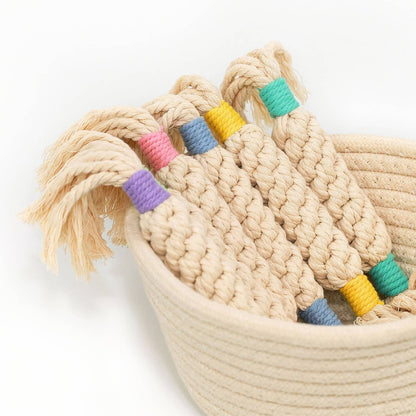 Dog Rope Toy - Handmade Sustainable Macrame Candy