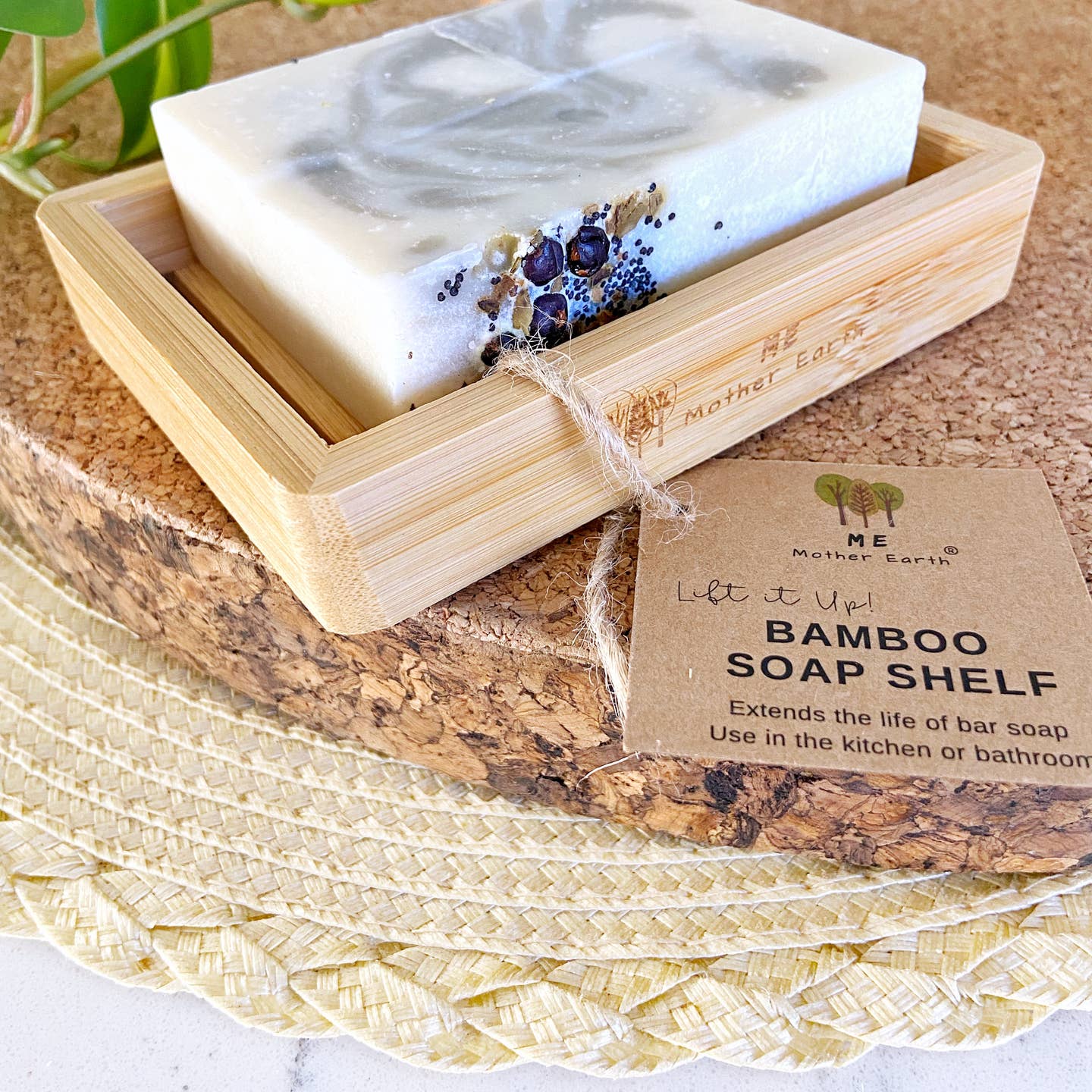 Bamboo Soap Shelf (Draining Dish)