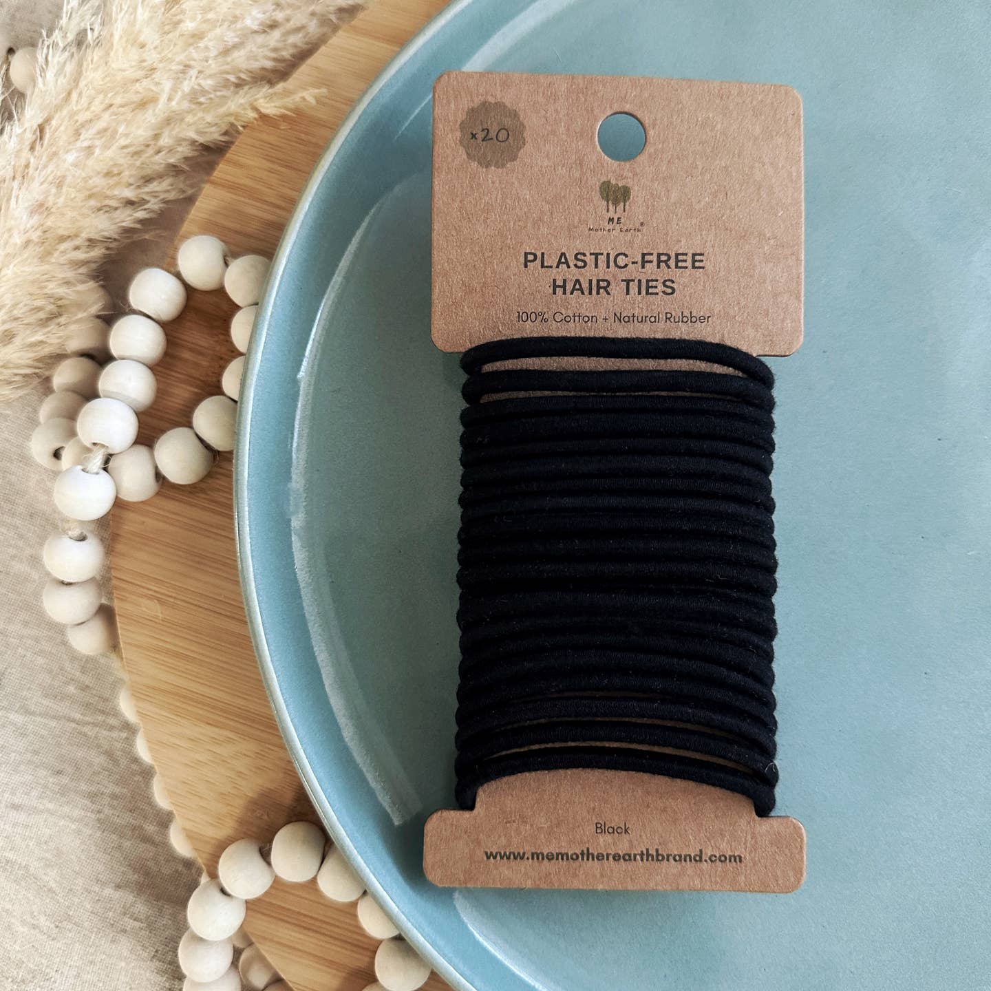 Hair-ties (Plastic Free-100% Cotton & Natural Rubber)