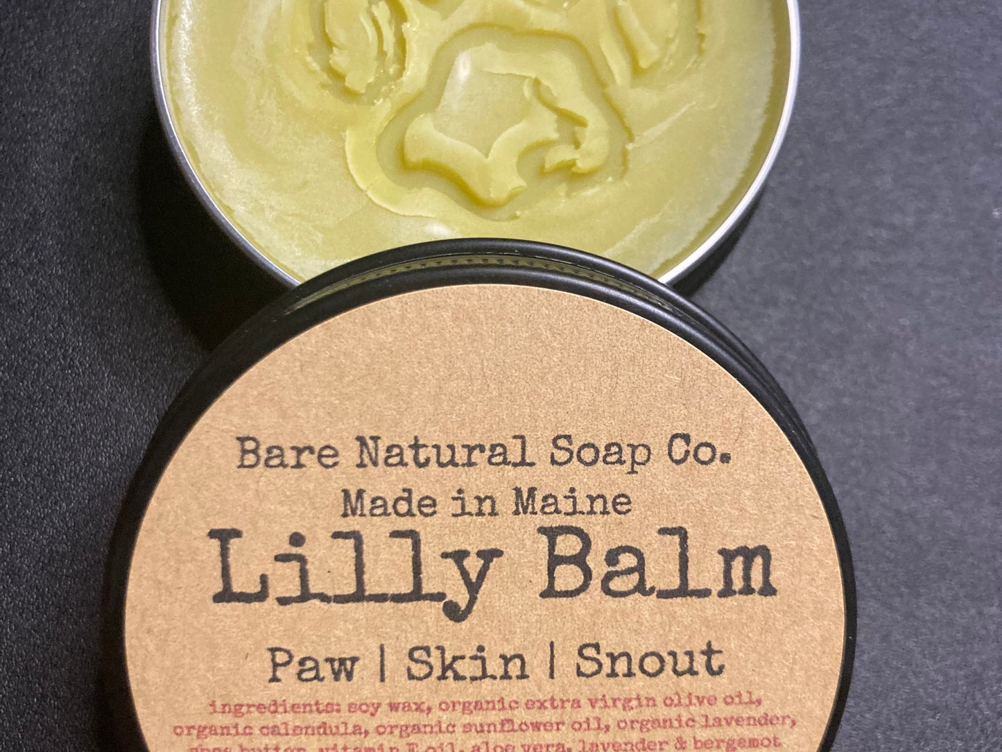 Dog Balm for Paw, Skin, Snout - Lilly Balm - Organic