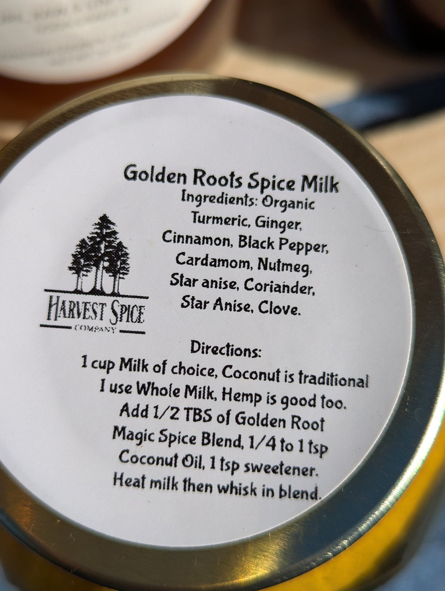 Freeze Dried Gold Root with Spice Milk Blend - Harvest Spice