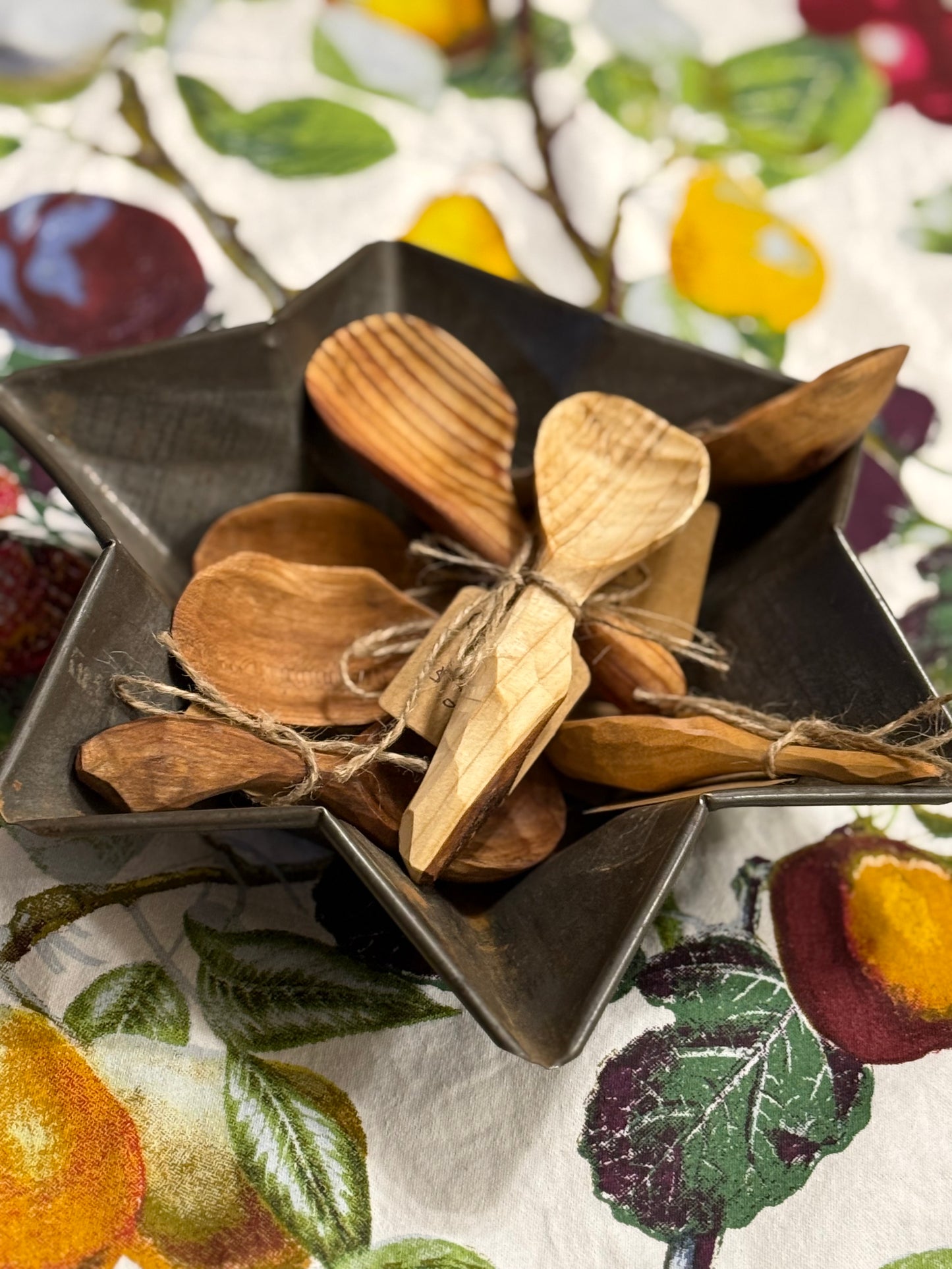 Wood Carved Spoons - Small Various Types of Wood Hand Carved