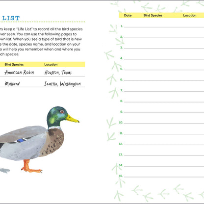 Bird Watching Book For Kids - Book