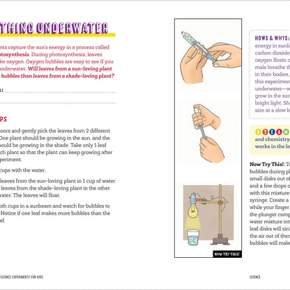 Awesome Outdoor Science Experiments For Kids - Book