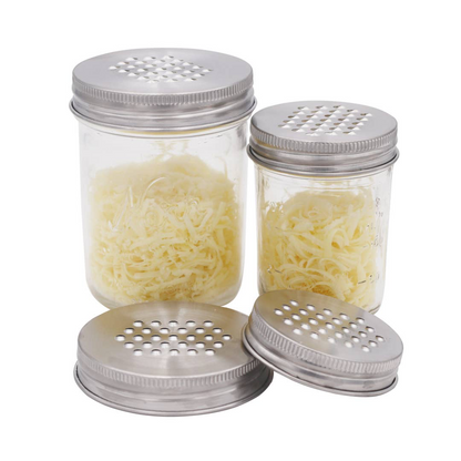 Grader / Shredder Lid for Mason Jar