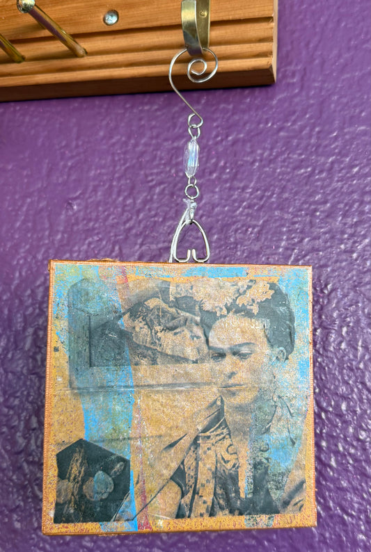 Painting - Frida Kallo - Picture Collage with Hanger