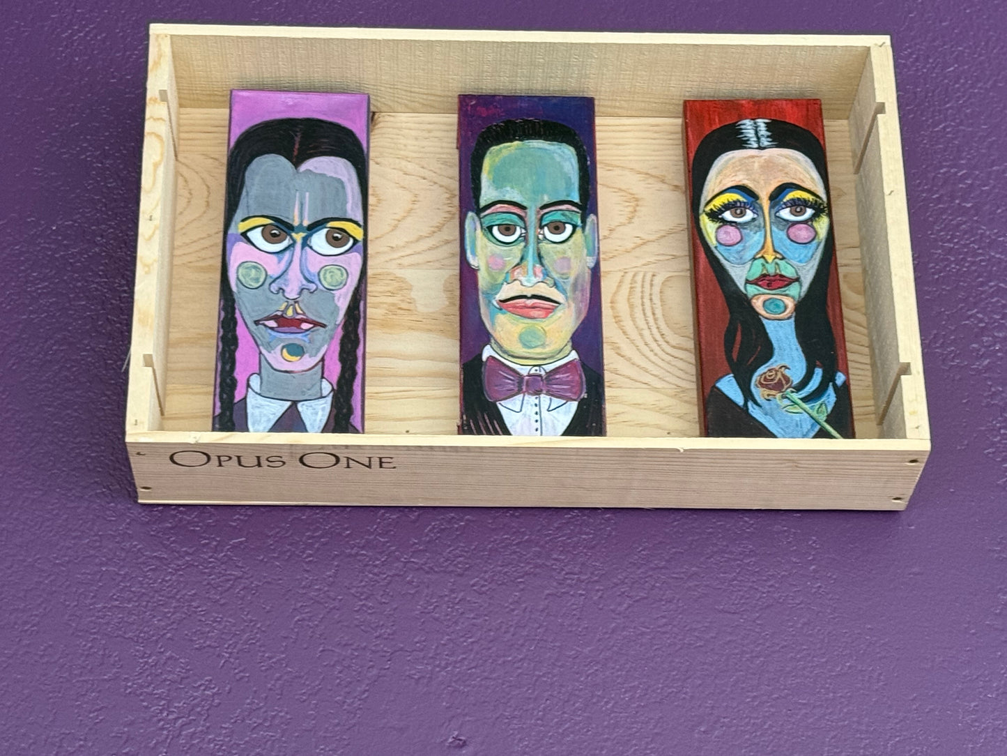 Painting - Adam’s Family - Morticia (Priced Each)