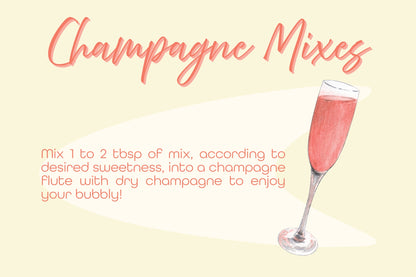 Champagne Mix - Strawberries & Cream Shot