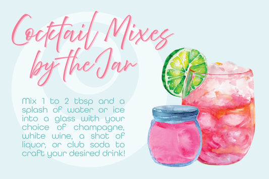 Peach Bellini - Cocktail Mix Jar
