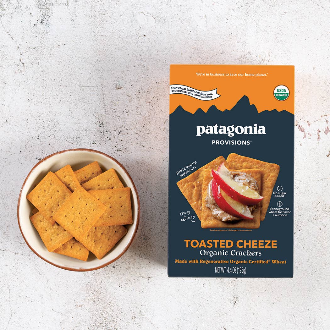 Organic Toasted Cheese Crackers