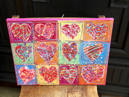 Angels and Love Paintings 14”X11” Patricia Campbell.