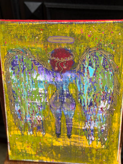 Angels and Love Paintings 14”X11” Patricia Campbell.