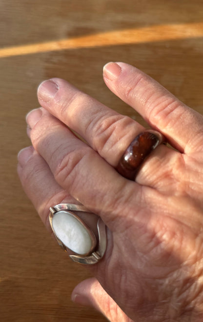 Rings Carved from Manzanita Root Burl