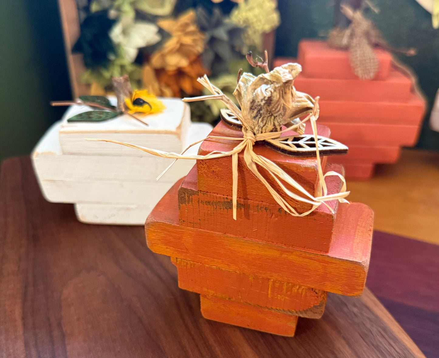 Wooden Pumpkins